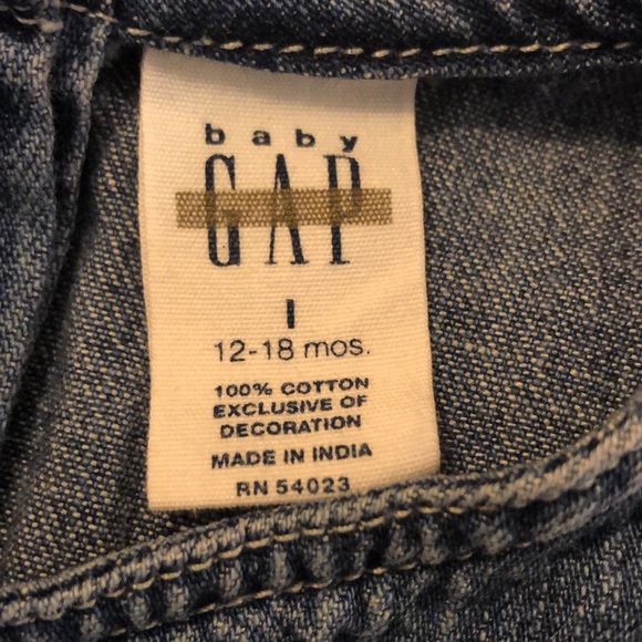 👶Baby Gap Long Sleeved Two Piece Dress Matching Set (12-18Mo)👧 - Picture 7 of 8